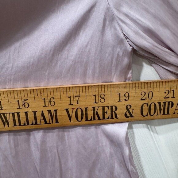 Women’s J.Crew Sheer Purple Long Sleeve Top Blouse Size Small S‎ - Picture 9 of 9